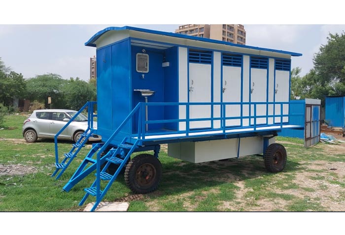Mobile Toilet Van on rent Rajkot, toilet cabin Delhi,  Mobile Toilet Vans in Gujarat, Mobile Toilet Van in Gandhinagar, Mobile Toilet Van on rent Mumbai, India