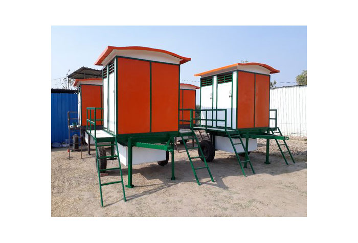 Portable toilet Vadodara, portable toilet vans Bharuch, FRP Portable toilet Mumbai, Mobile Toilet Vans in Gujarat, Mobile Toilet Van in Gandhinagar, Mobile Toilet Van on rent Surat,