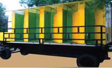 Mobile Toilet Van on sale Bharuch, toilet cabin manufacturers Bhuj ,dealer  of Portable toilet cabin Rajkot 