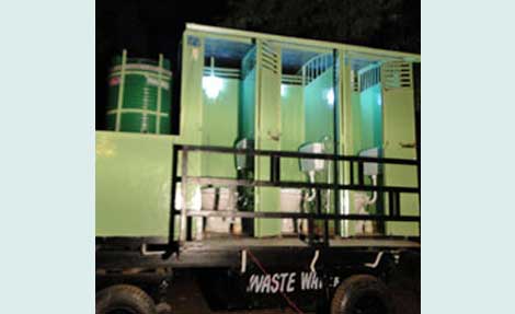 Mobile Toilet Van in Gandhinagar, Mobile Toilet Van on rent Surat,